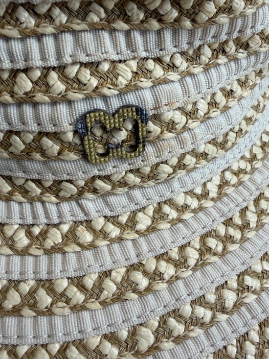 Eric Javits Hat Women One Size Floppy Wide Sun Beach Resort Cruise UPF Core Ex